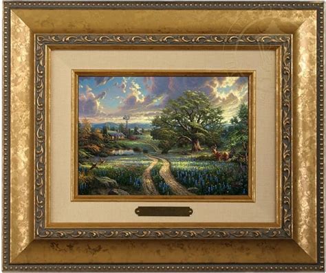 Thomas Kinkade Country Living Brushwork Gold Frame Uk