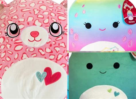 Valentines Day Squishmallow 2023 Squad! 6 Sweet Plushies!