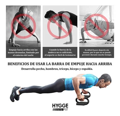 Barras Paralelas Push Up Entrenamiento Pecho Flexiones Gym Hygge