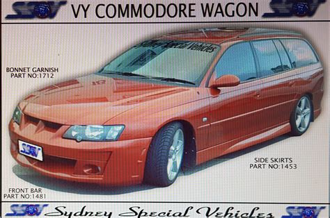 SIDE SKIRTS FOR VT-VZ COMMODORE WAGON