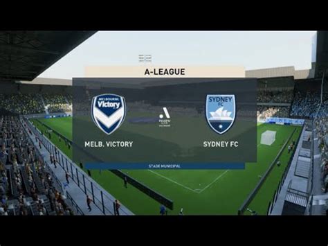 Melbourne Victory Vs Sydney FC AUSTRALIA A League FIFA 23 YouTube