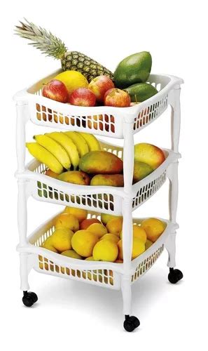 Fruteira Modular Multiuso C Rodinhas Fm Monte L Bano Mercadolivre