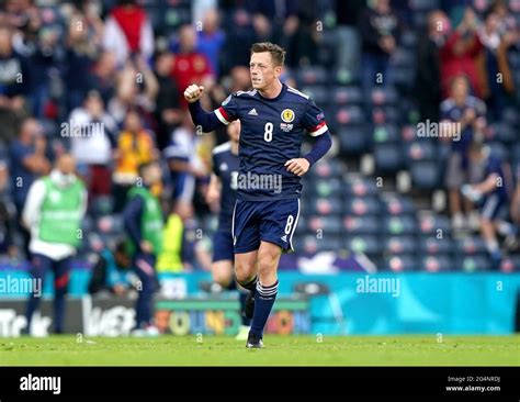 Scotland S Callum Mcgregor Celebrates Scoring Their Side S First Goal