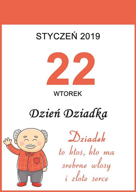 Kartka z kalendarza 22 stycznia i życzenia Życzenia na GifyAgusi pl