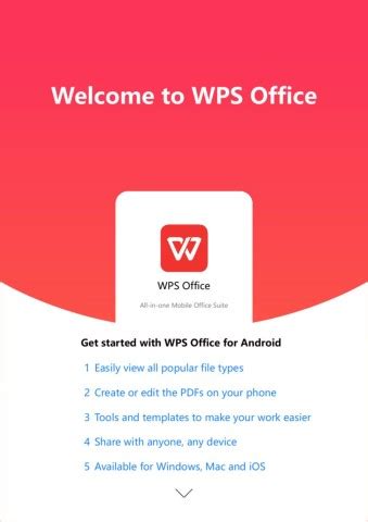 Get Started With Wps Office For Android