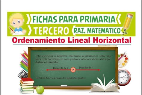 Ejercicios De Ordenamiento Lineal Horizontal Para Tercer Grado Primaria