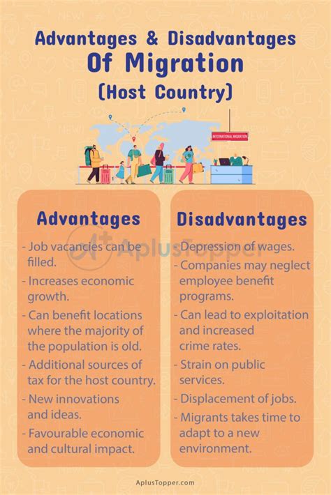 Advantages And Disadvantages Of Migration Causes And Effects Of