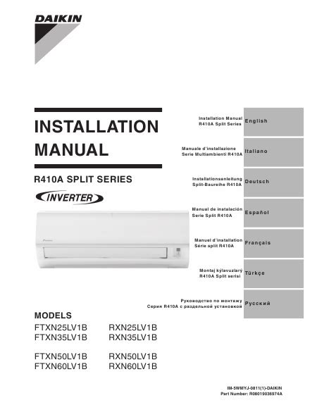 Daikin Ftxs35g2v1b Support Sav Dépannage Notices Manuels