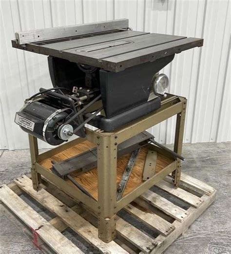 Craftsman 100 10 Table Saw On Stand Schneider Auctioneers Llc