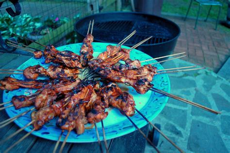 Fire Roasted Chicken Skewers With Tangerine Cascabel Glaze Recipe Chicken Skewers Paleo