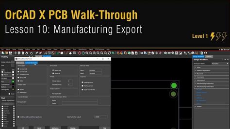 Lesson Manufacturing Export In Orcad Ema Design Automation