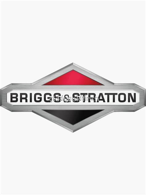 "Modern Briggs and Stratton Engines Logo Briggs and Stratton Power Logo" Sticker for Sale by ...