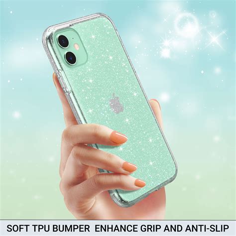 Ulak Iphone 11 Slim Case Crystal Glitter For Women Shockproof Bumper