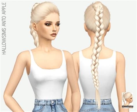 Miss Paraply Anto S Apple Hair Retextured Sims Hairs