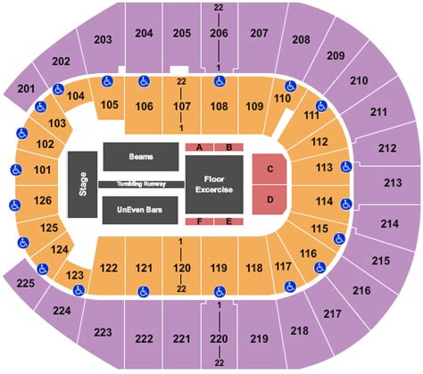 Disney On Ice Tickets Seating Chart Simmons Bank Arena Gold Over America