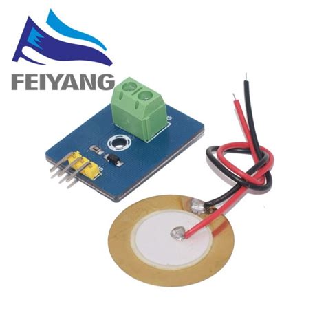 Drum Simulate Piezoelectric Sensor Analog Ceramic Vibration Sensor Module Piezoelectricity For