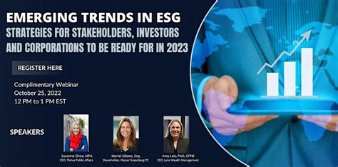 Emerging Trends In Esg Ensuring Your Company Is Positioned For