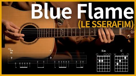 Blue Flame Le Sserafim Guitar Tutorial