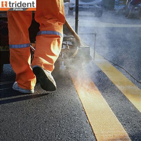 Trident Thermoplastic Road Marking Paint White Yellow At Rs 34 Kg In