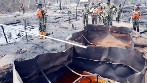 Air Strikes Destroy 30 Illegal Oil Refining Sites In Rivers Naf