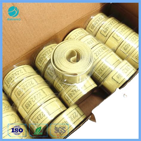 Cigarette Machine Conveyor Belt High Intensity Yellow Aramid Garniture Tape Garniture Tape And