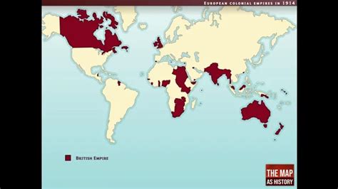 Map Of European Colonialism In 1914