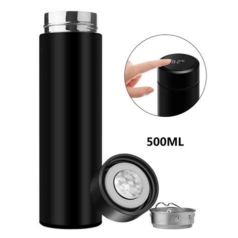 Built In Battery Leak Proof Insulated Water Bottle With Smart Led