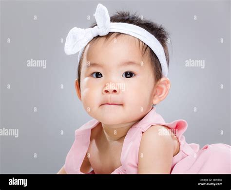 Baby girl portrait Stock Photo - Alamy