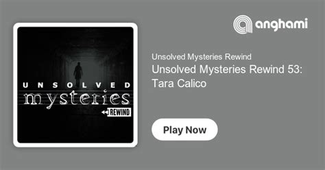 Unsolved Mysteries Rewind 53 Tara Calico Listen On Anghami