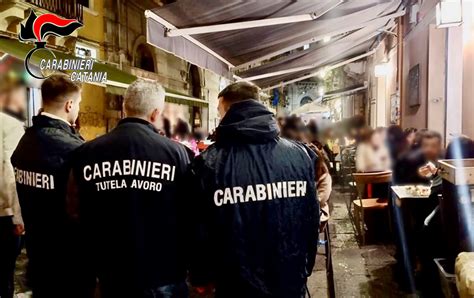 Controlli Dei Carabinieri Nei Locali Della Movida Di Catania Sanzioni