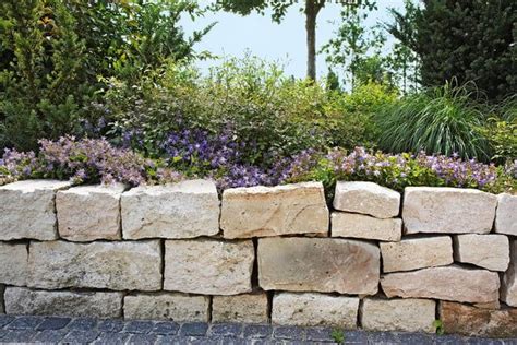 Trockenmauern Selber Bauen Einfache Ideen Garten Landschaftsbau