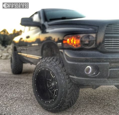 Wheel Offset 2004 Dodge Ram 1500 Hella Stance 5 Suspension Lift 6 Custom Rims Custom Offsets