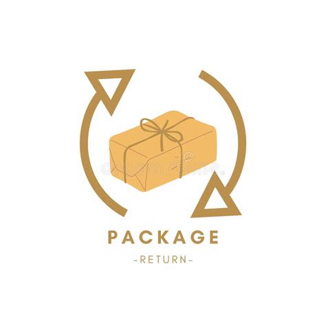 package return icon design stock illustration illustration  brand