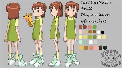 Jeri Digimon Tamers Reference Sheet By Hibotancreations On Deviantart