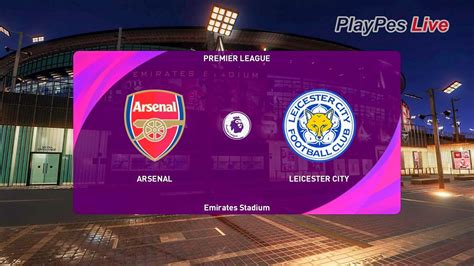 Pes Gameplay Pc Arsenal Vs Leicester City Full Match And Goals Youtube