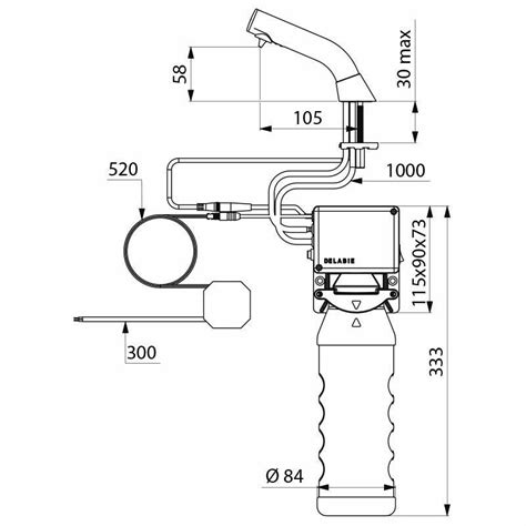 Dispensador De Jab N Binoptic Electr Nico Para Lavabo L Satinado