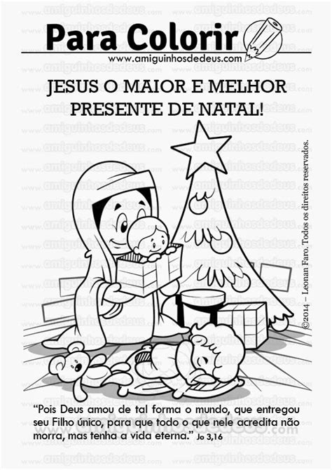 Jesus O Nosso Maior Presente De Natal Amiguinhos De Deus