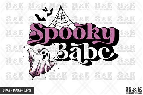 Ghost Spooky Babe Halloween Graphic By A E Illustration Creative Fabrica