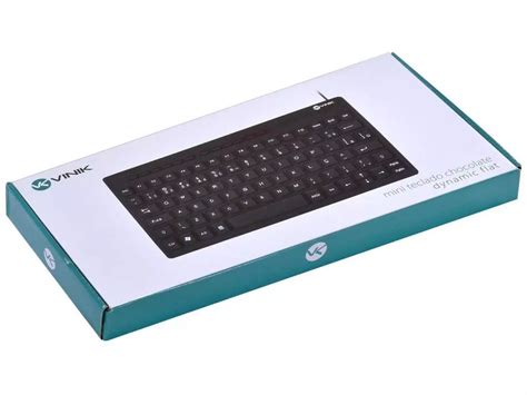 Teclado Mini Vinik Dt110 Chocolate Multimidia Dynamic Flat Usb Preto — Hardstore Informática