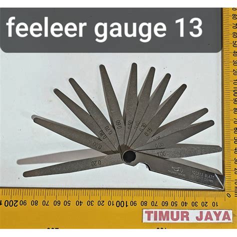 Jual Orange Kunci Stel Klep Fuller Blade Pcs Feeler Gauge Tekiro