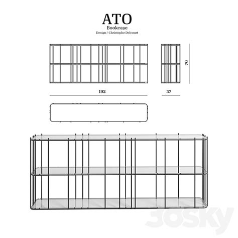 Ato Delcourt Collection Console Console 3d Models