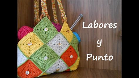 Como Hacer Este Bolso Patchwork A Ganchillo O Crochet Parte 1 De 2