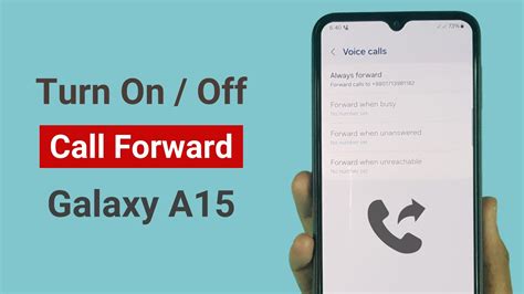 How To Enable Or Disable Call Forwarding In Samsung A Youtube