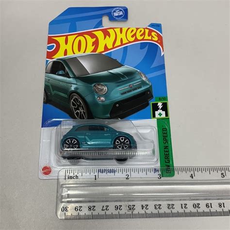 Mattel Toys Hot Wheels Fiat 50e Hw Green Speed Car Toy New By Mattel 44250 Poshmark