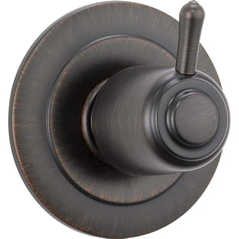 Delta Handle Setting Diverter Valve Trim Kit In Venetian Bronze