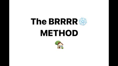 The Brrrr Method Episode 2 Youtube