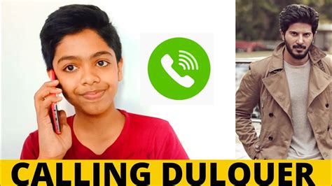 Calling Dulquer Salmaan😎dulqer Youtube
