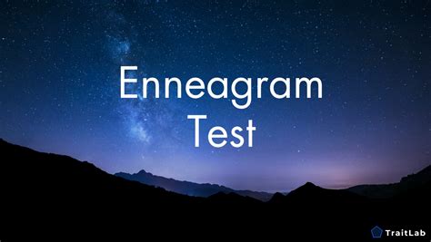 Enneagram Test Traitlab