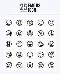 Emotion Emojis Vector Images Over 93 000