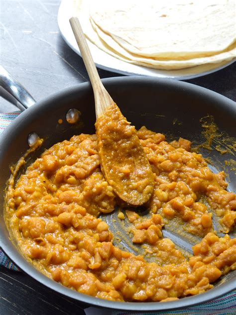 Refried Beans Recipe With Canary Beans Wonkywonderful